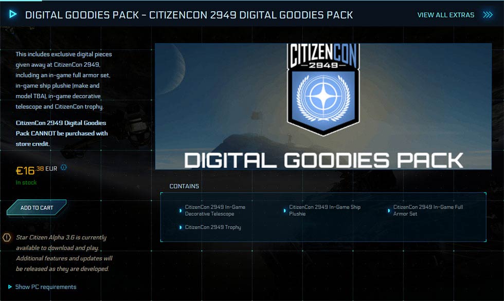 Star Citizen Citizencon-2949-digital-goodies-pack