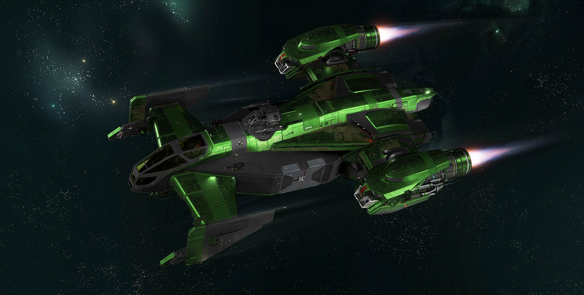 Star Citizen The Day of the Vara - Cutlass Black Ghoulish Green