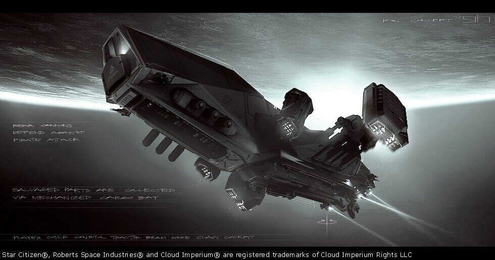 Star Citizen Concept du Aegis Reclaimer