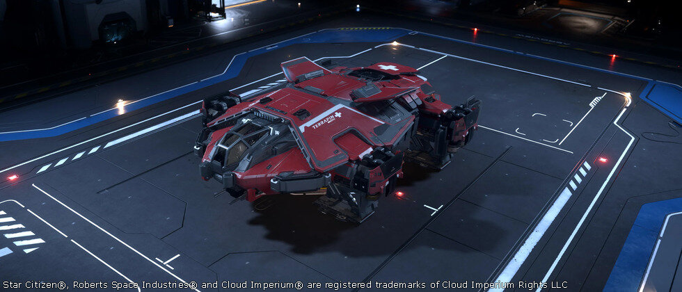 Star Citizen Anvil Terrapin Medic Default Paint
