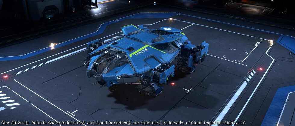 Star Citizen Anvil Terrapin Medic Seabed Paint