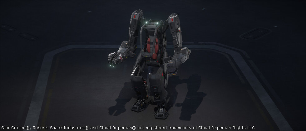 Star Citizen Aegis Argo ATLS Carbon Black Paint