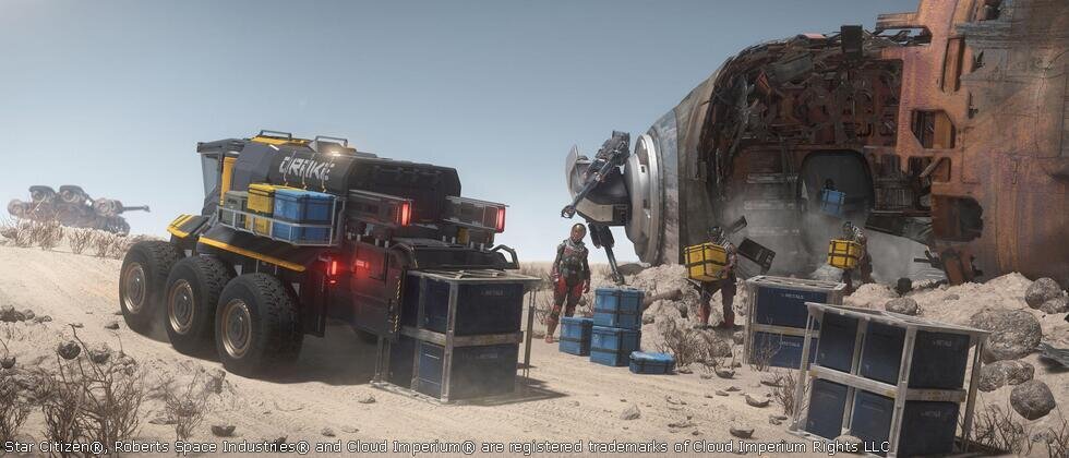 Star Citizen DRAKE Mule Concept Art