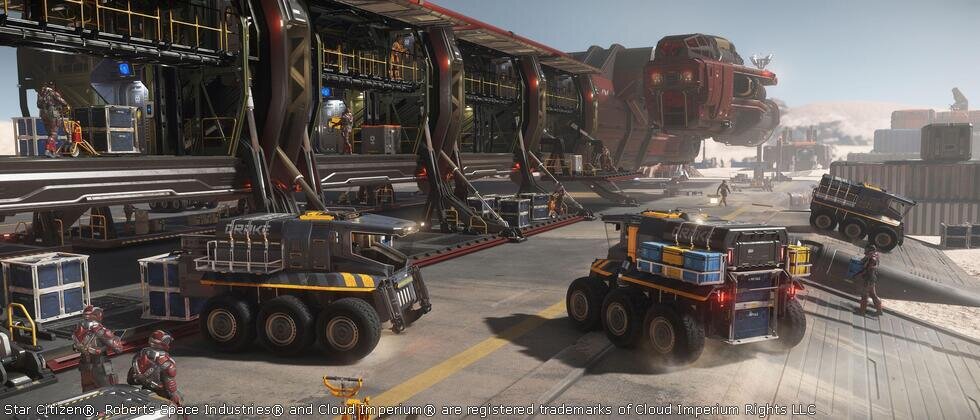 Star Citizen DRAKE Mule Concept Art