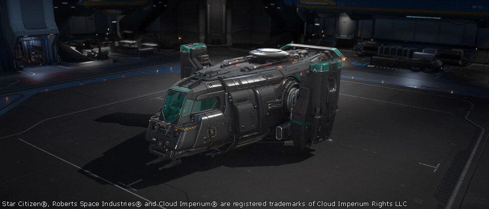 Star Citizen Cutter Scout Nightfall Paint