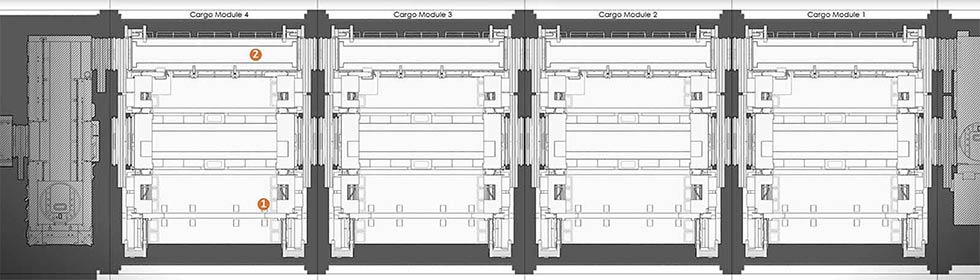 Star Citizen Drake Caterpillar Cargo Modules