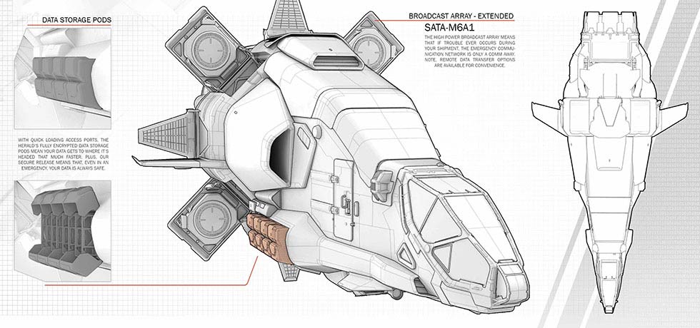 Star Citizen Drake Herald Blueprint