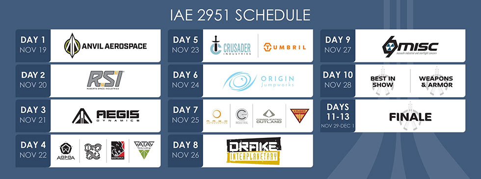 Star Citizen IAE Calendar 2951