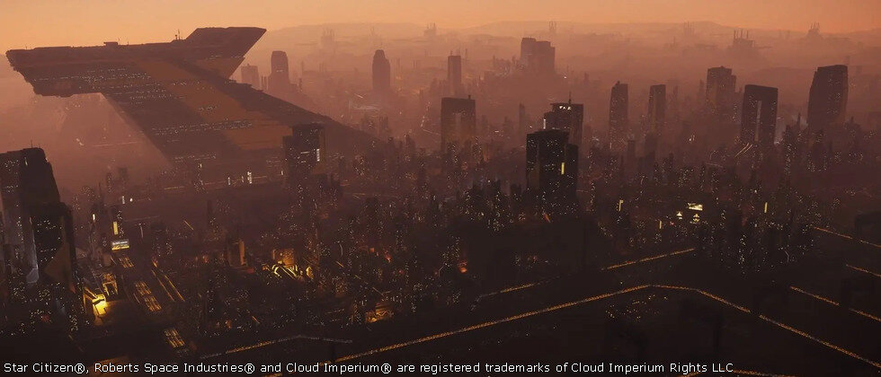 Star Citizen : Vue sur Lorville
