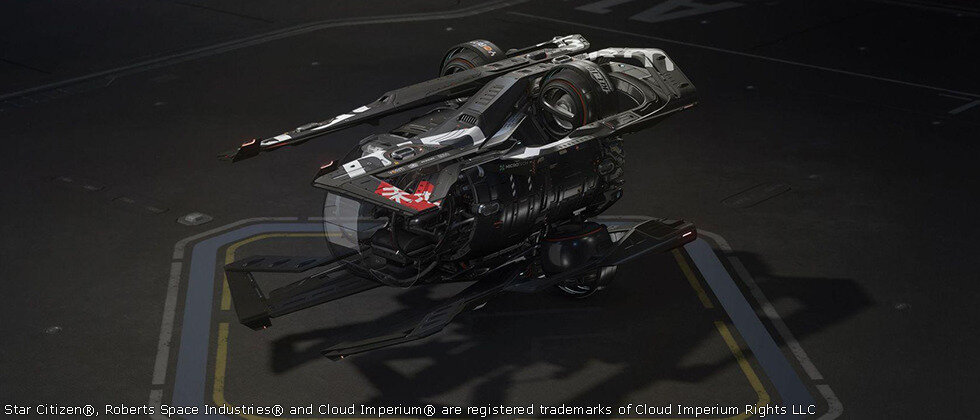 Star Citizen Fury Black Star Paint