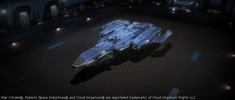Star Citizen Starlancer Sapphire Paint