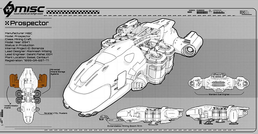 Star Citizen Misc Prospector Blueprint