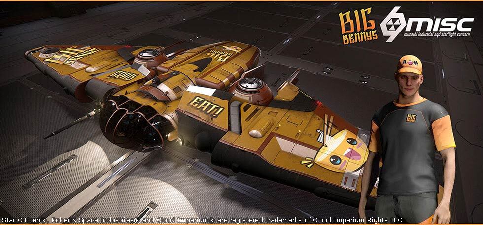 Star Citizen Misc Reliant Kore aux couleurs de Big Benny's