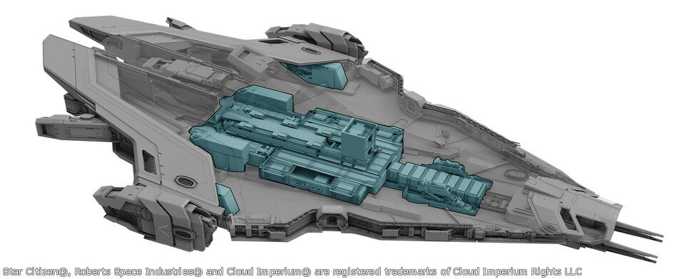 Star Citizen Pont de balayage de l'Aegis Nautilus