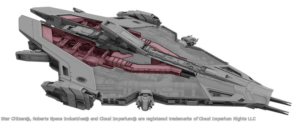 Star Citizen Pont supérieur de l'Aegis Nautilus