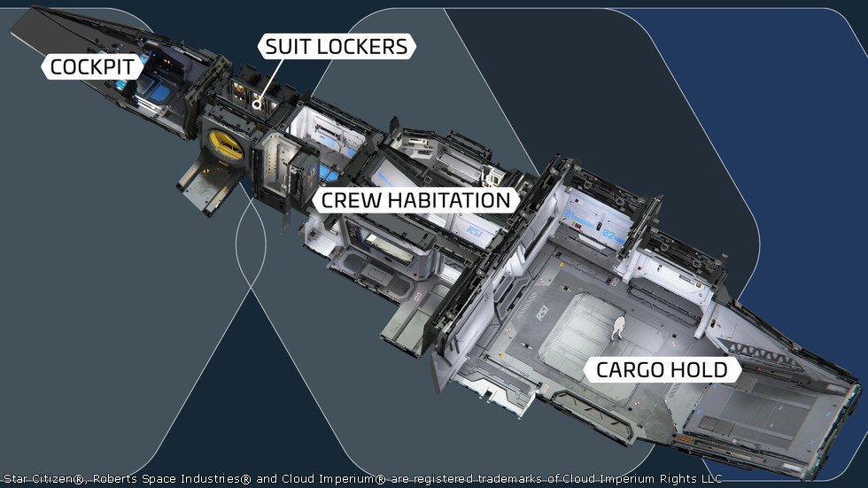 Star Citizen Zeus Mk II ES, Vue Interne