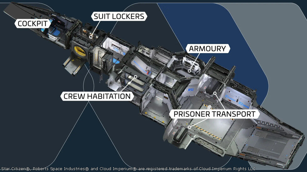 Star Citizen Zeus Mk II MR, Vue Interne