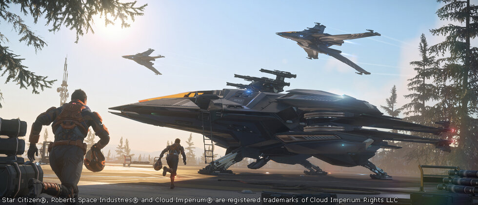 Star Citizen RSI Scorpius Concept Art