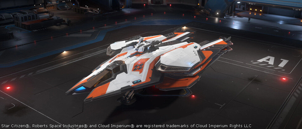 Star Citizen RSI Scorpius Sunburst Paint