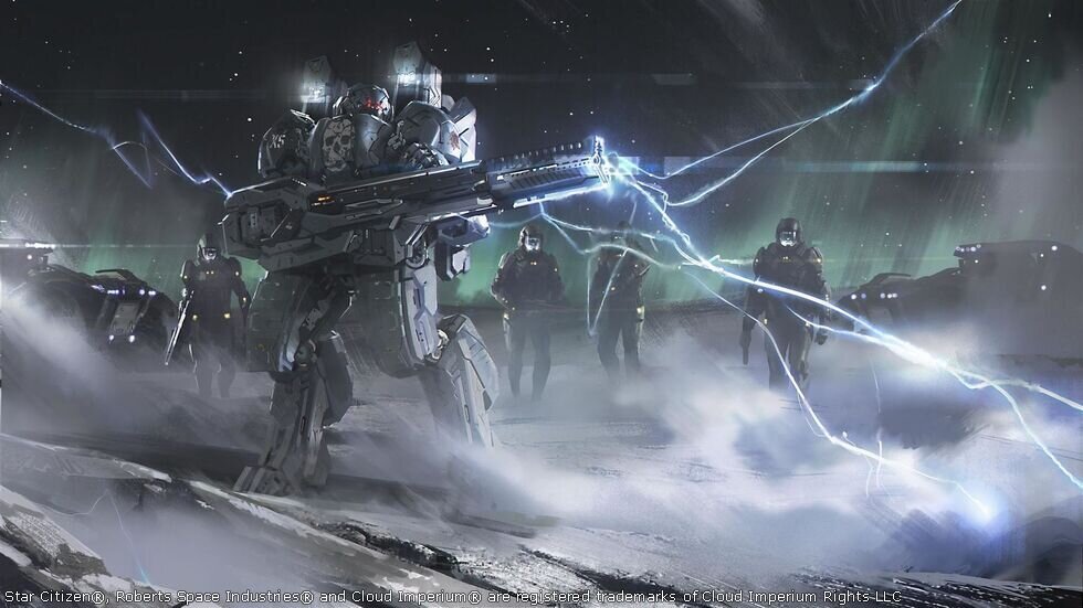 Star Citizen Titan Suit Concept Art