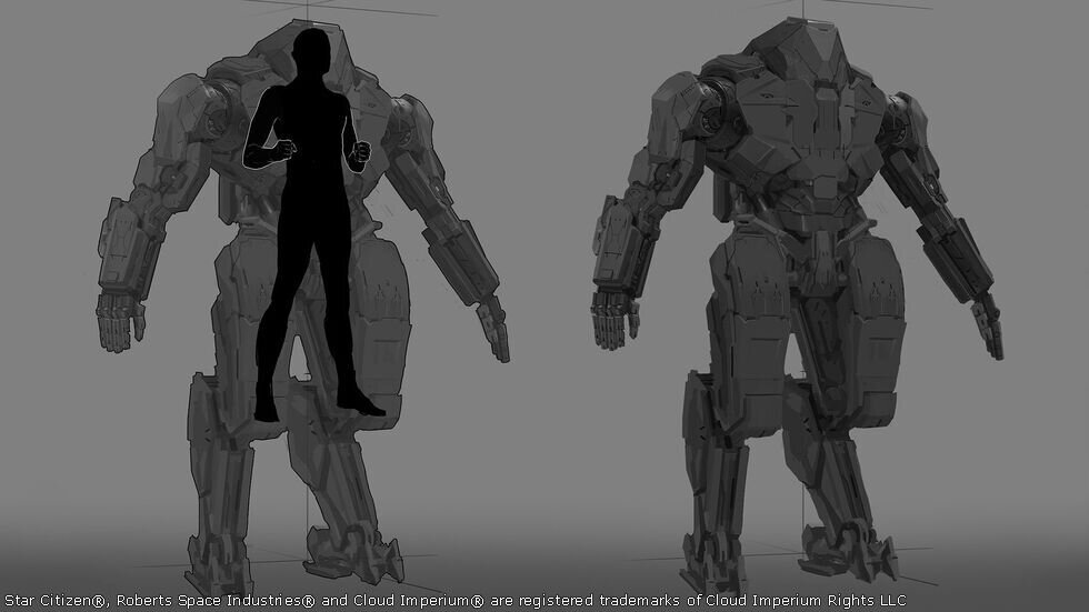 Star Citizen Titan Suit Concept Art