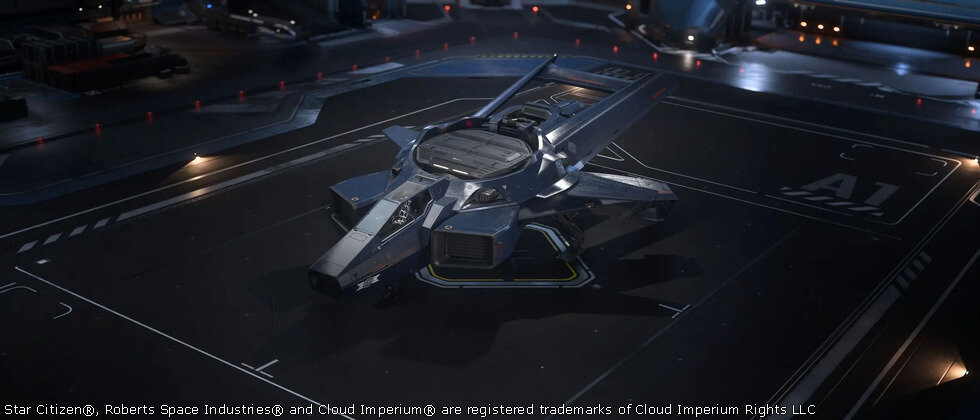 Star Citizen Anvil F7C hornet Mk I Kilian Blue Paint