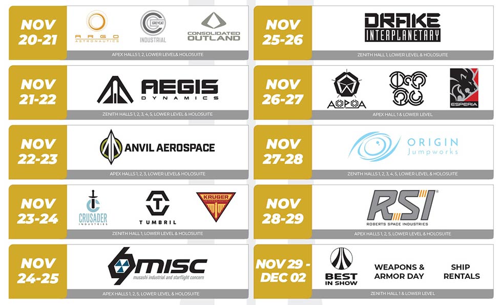 Star Citizen IAE 2950 Calendrier