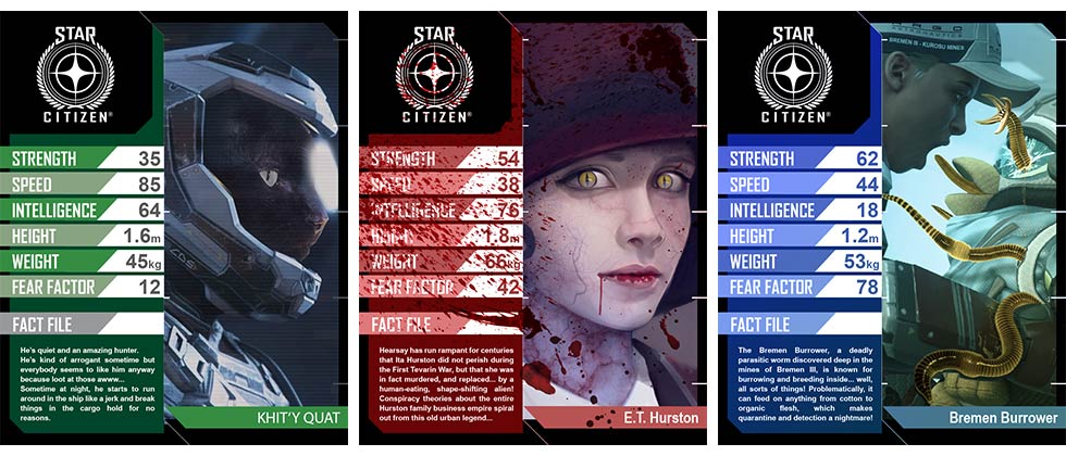 Star Citizen, Alien Week 2951: Top 3 du Concours de Cartes à Collectionner Extraterrestres