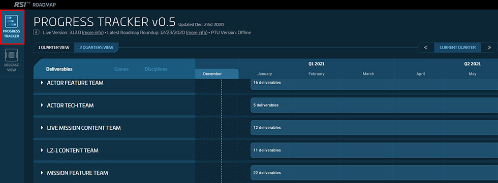 Star Citizen Progress Tracker