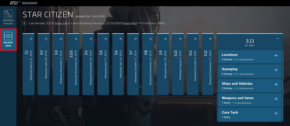 Star Citizen Release view