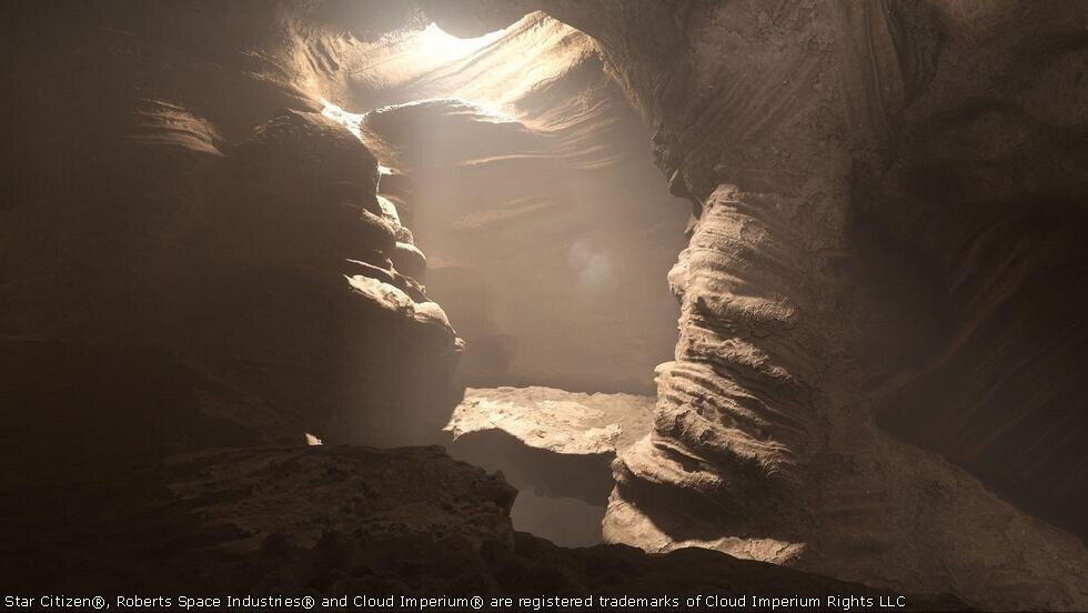 Star Citizen Sand-Caves Lighting Pass