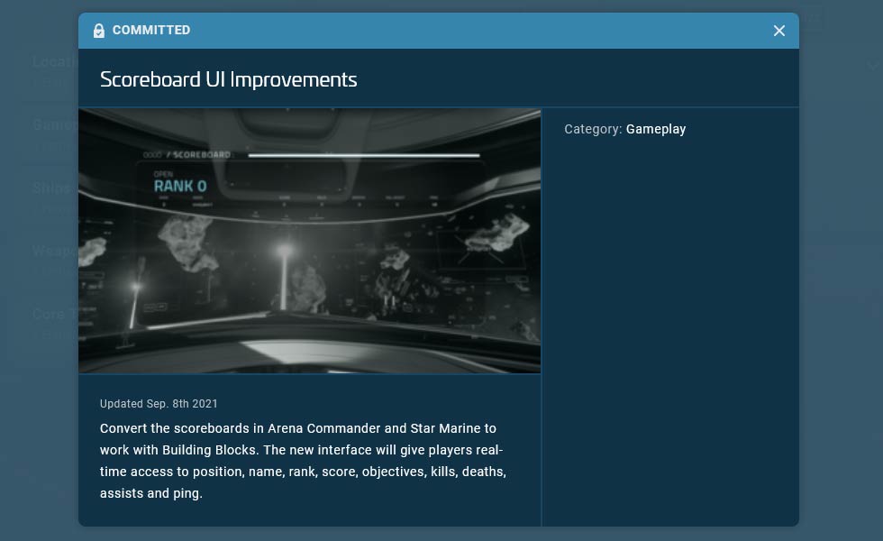 Star Citizen Scoreboard UI Improvements