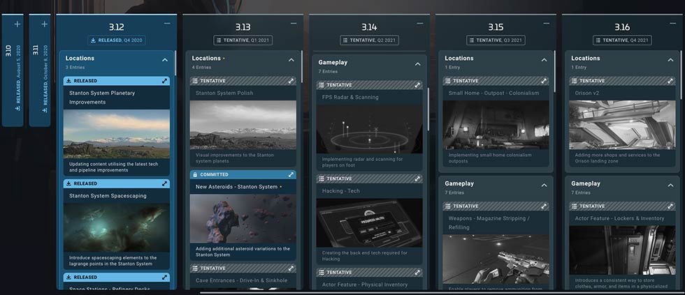 Star Citizen StarCitizen RoadMap Preview