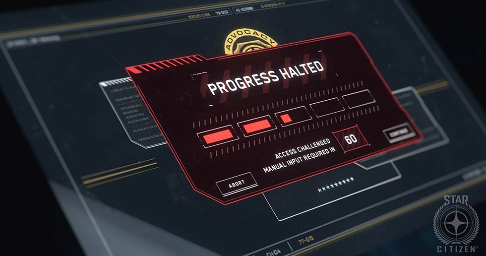 Star Citizen Hackable Terminal UI