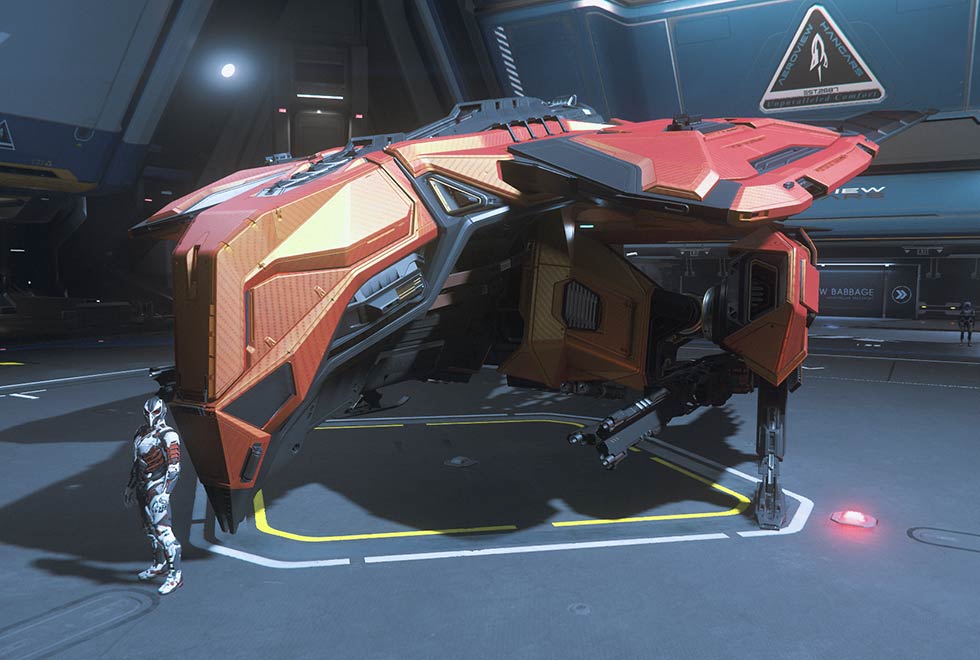 Star Citizen Talon Crimson Skin