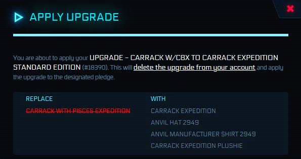 Star Citizen Carrack Expedition Upgrade