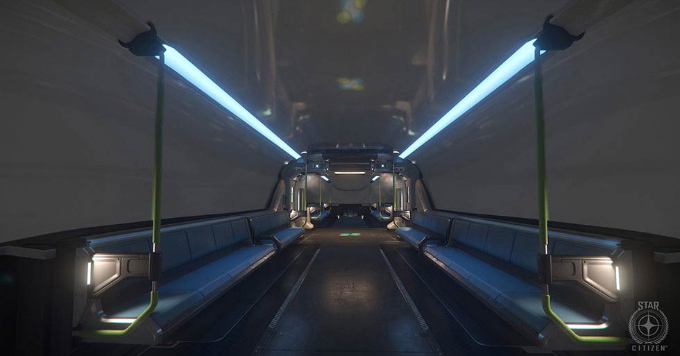 Star Citizen Starcitizen NewBabbage metro lighting