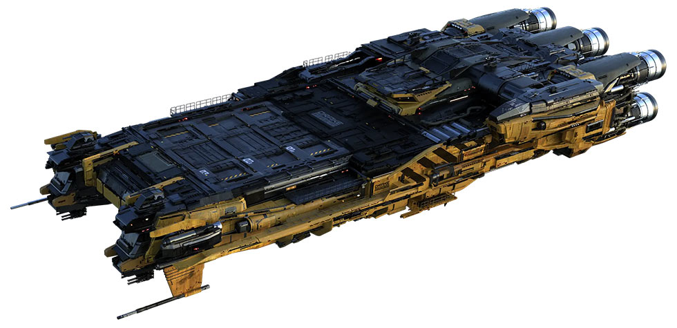 Star Citizen DRAKE Ironclad Assault Vue Externe