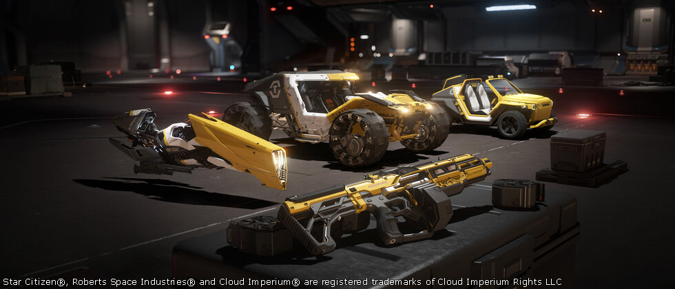 Star Citizen Armes et peintures