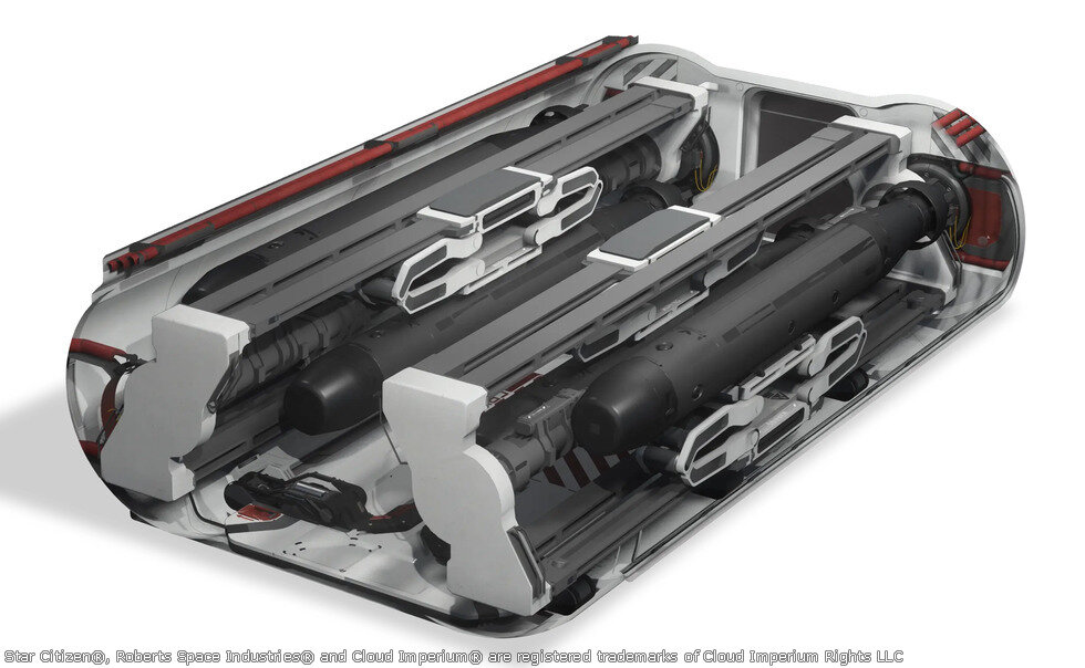 Star Citizen Aegis Retaliator Torpedo Module (Bow)