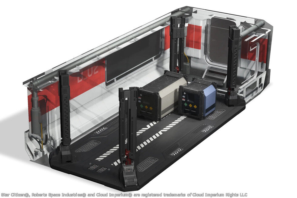 Star Citizen Aegis Retaliator Cargo Module (Stern)