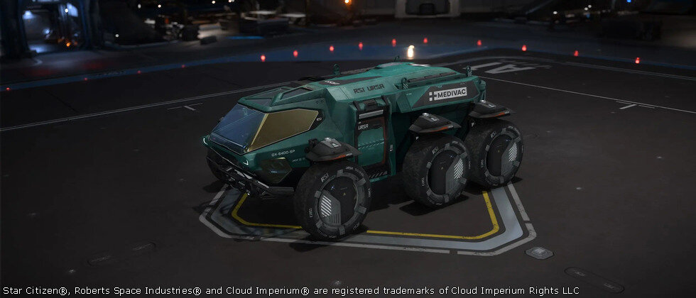 Star Citizen RSI URSA Medivac Oasis Paint