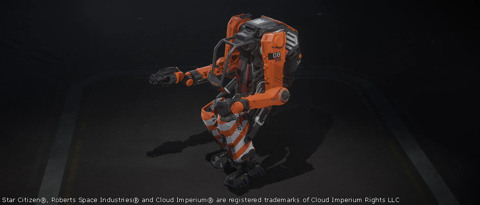 Star Citizen Argo ATLS Geo Orange Paint