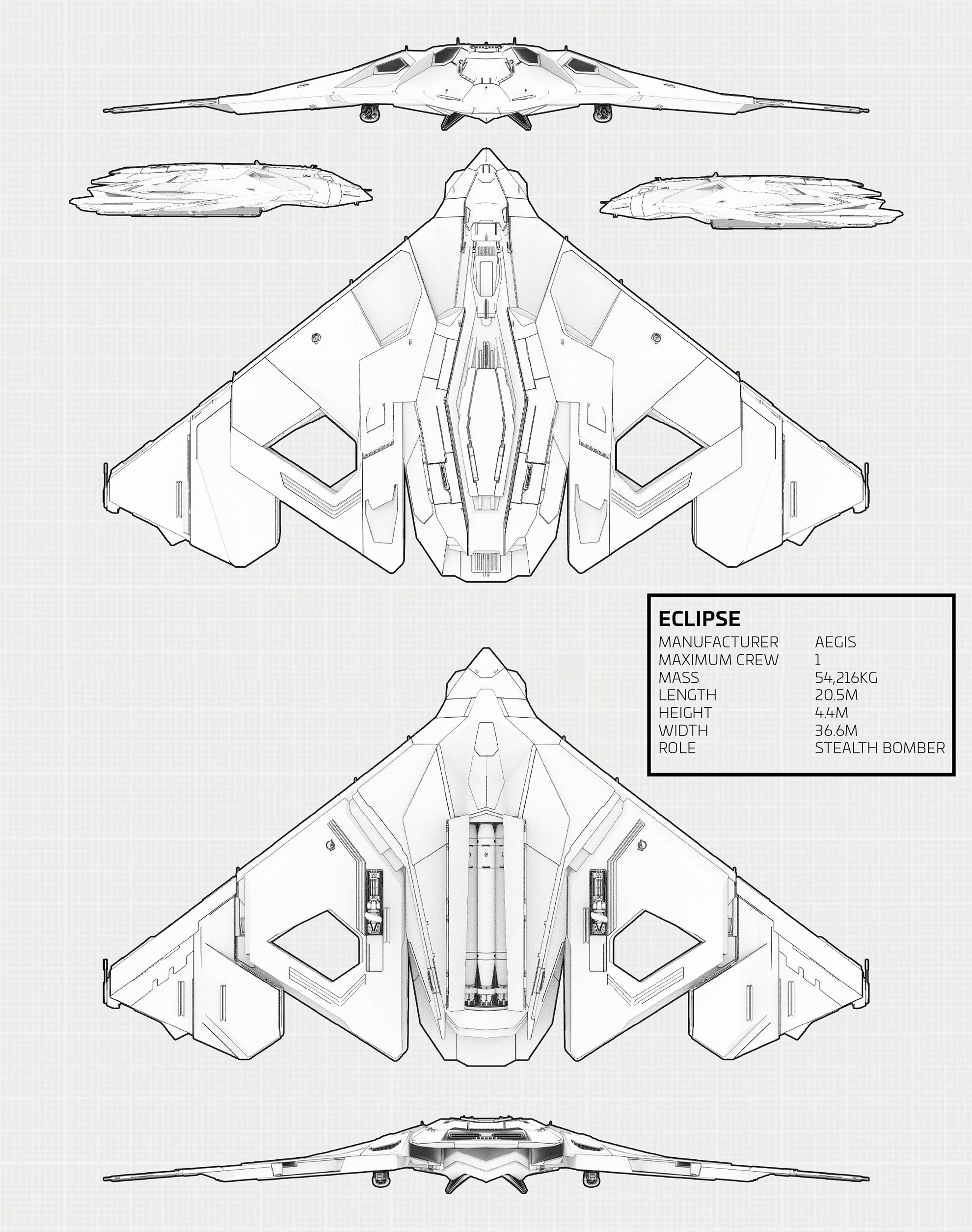 Star Citizen Aegis-Eclipse-Schematics