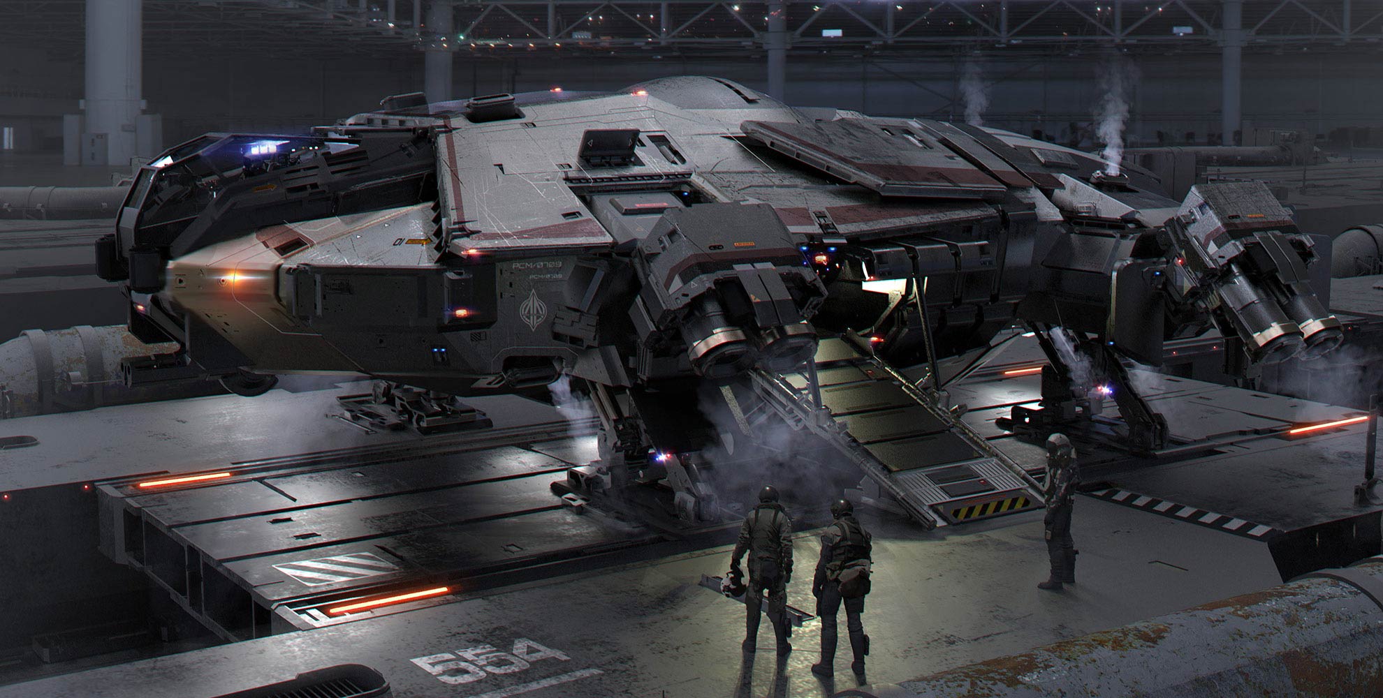 Star Citizen Anvil Terrapin Hangar