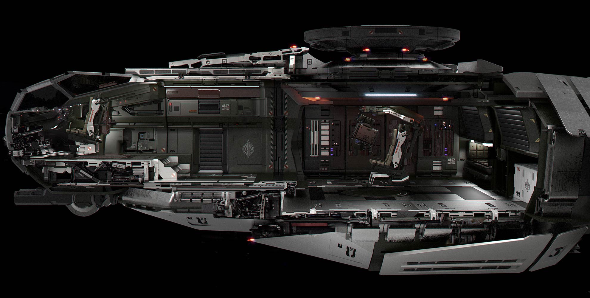 Star Citizen Anvil Terrapin Interior