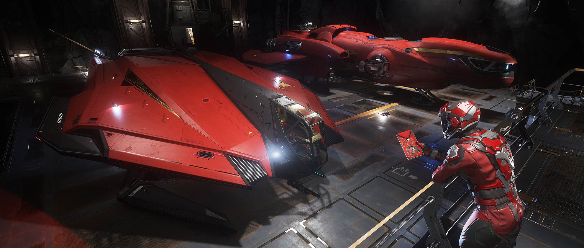 Star Citizen Festival Rouge Livrées du Nomad & du Freelancer 