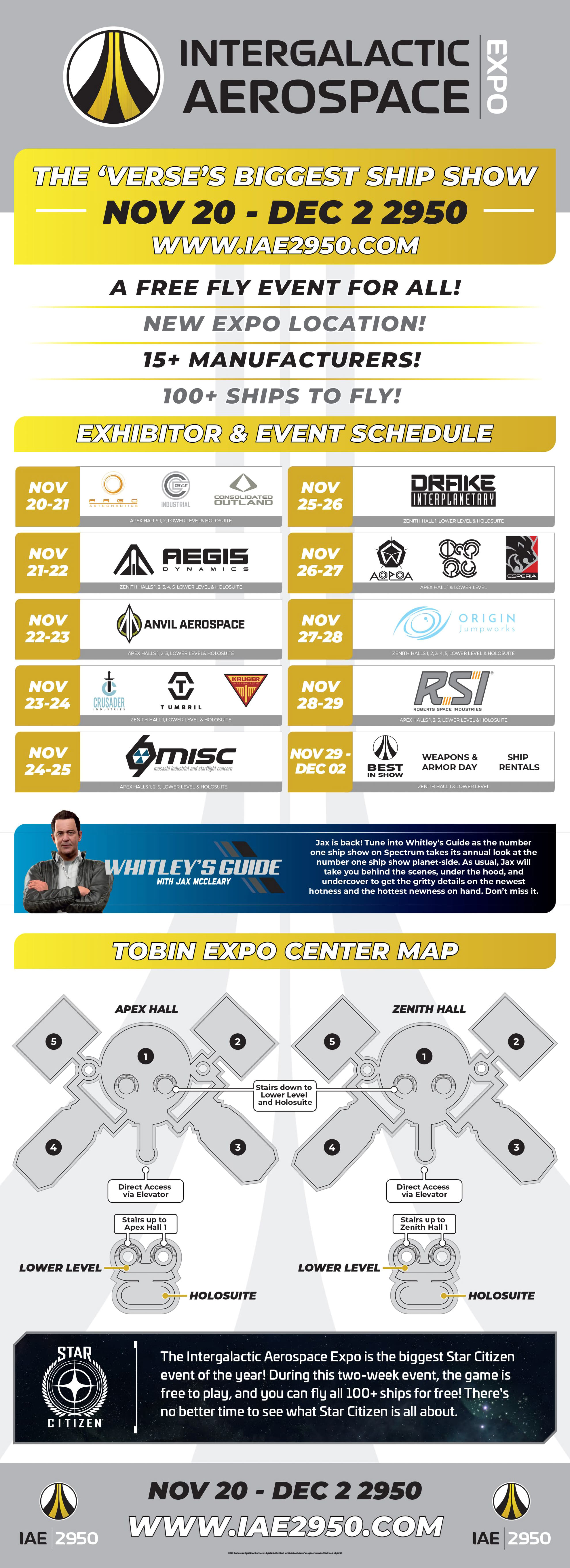 Star Citizen IAE Calendar 2950