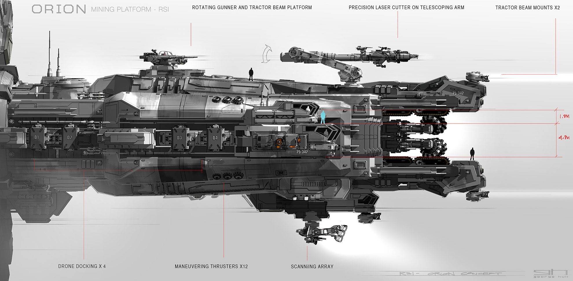 Star Citizen Plateforme Minière RSI Orion