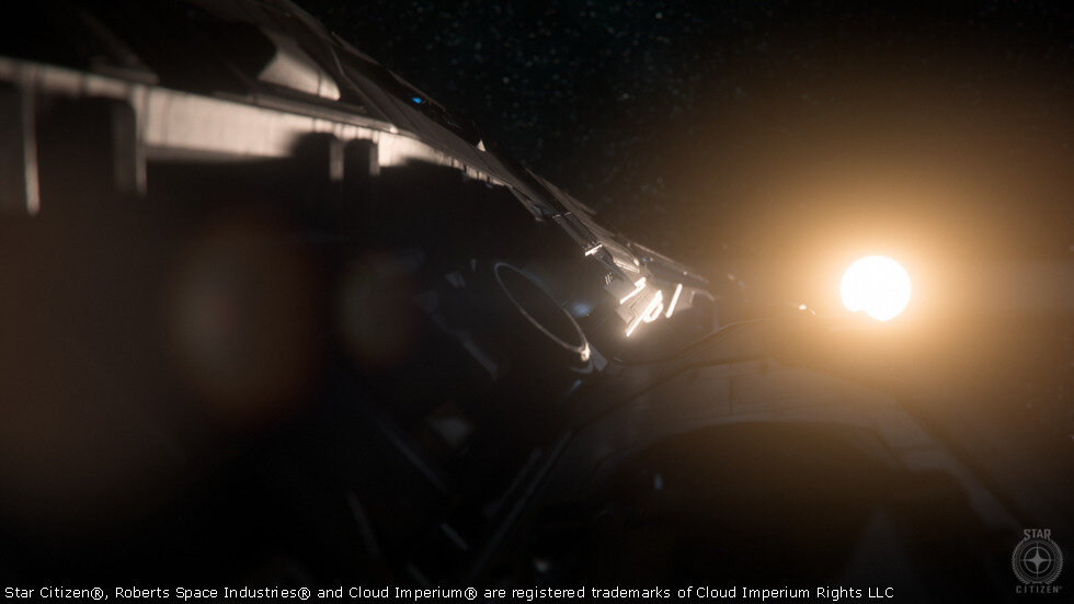 Star Citizen A travers l'immensité de l'espace.